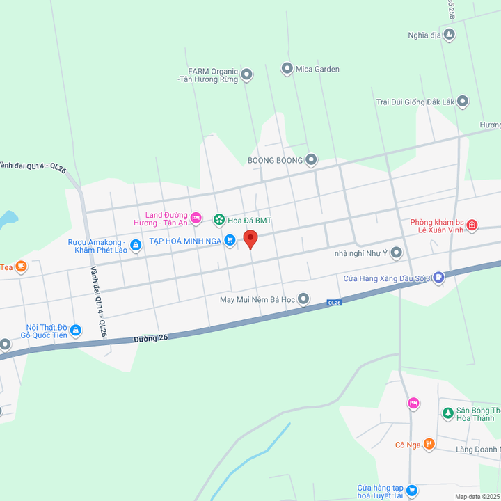 Đất nền tại Phường Tân An, Buôn Ma Thuột 132m² giá 1.15 tỷ - Cơ hội đầu tư sinh lời!