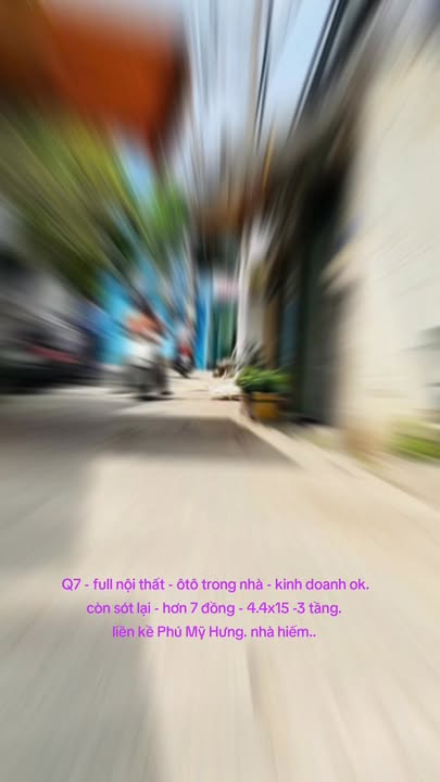 Nhà đẹp Phú Thuận, Quận 7, 61m² giá 7.49 tỷ - Full nội thất, xe hơi đỗ cửa!