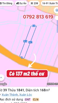 Đất thổ cư Xuân Thành, Xuân Lộc 168m² giá 500 triệu - Đầu tư sinh lời ngay!