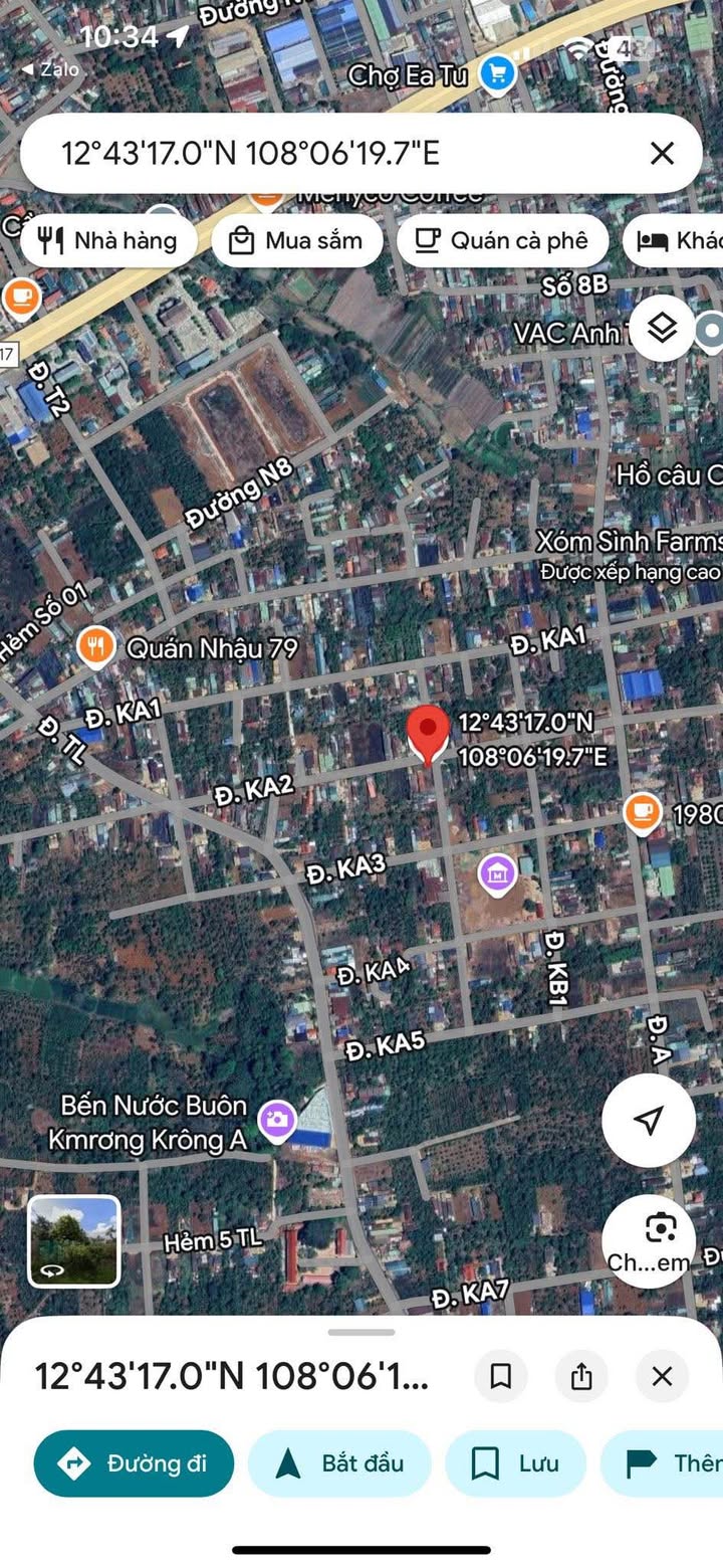 Đất mặt tiền đường KA2, phường Tân An, 140m² giá 1.79 tỷ - Tiềm năng sinh lời cao!