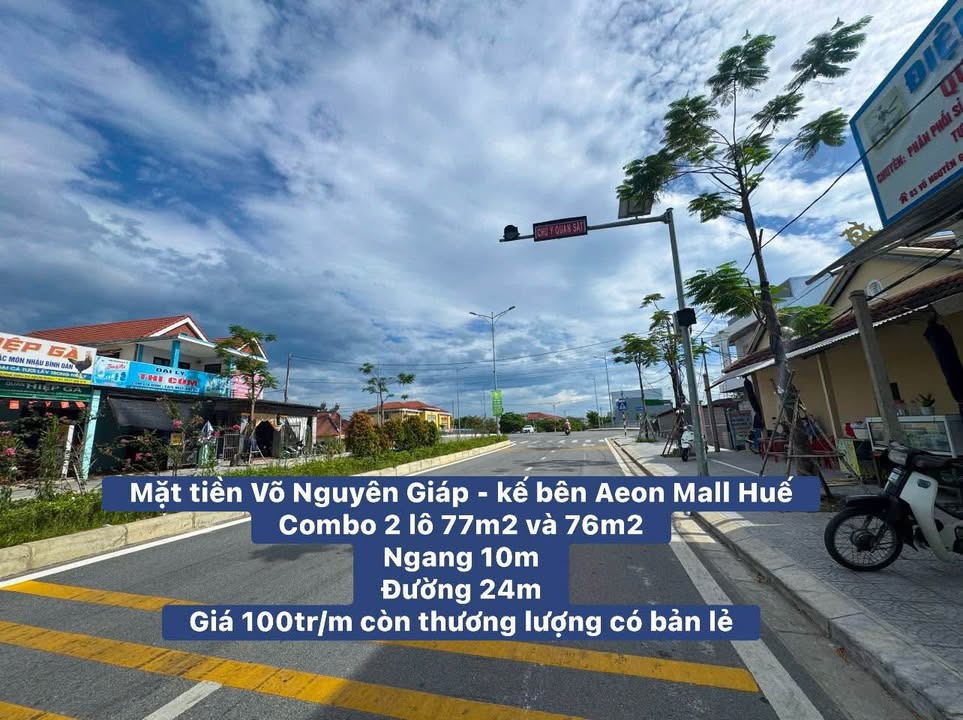 Đất nền mặt tiền Võ Nguyên Giáp Huế 76m² giá 7.6 tỷ - Đầu tư sinh lời ngay!