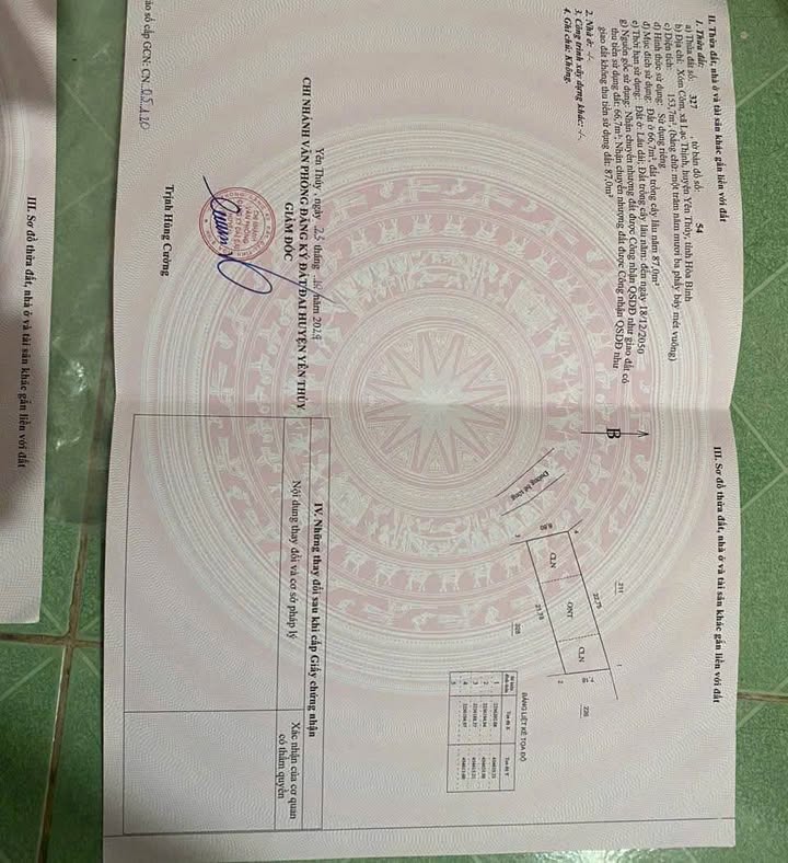 Đất thổ cư Lạc Thịnh Yên Thủy 153m² giá chỉ 300 triệu - Cơ hội đầu tư tốt!