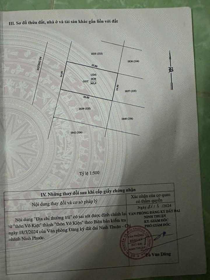 Đất nền tái định cư Núi Tháp, Phước Hữu 363m² giá 1.45 tỷ - Đầu tư sinh lời ngay!