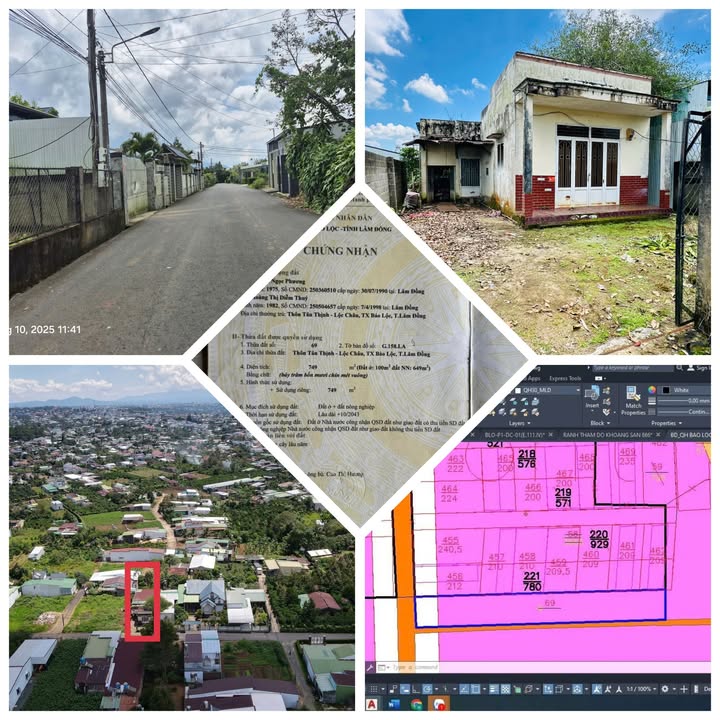 Đất thổ cư 100m² mặt tiền hẻm 994/58 Trần Phú, Bảo Lộc - Giá chỉ 3.6 tỷ!