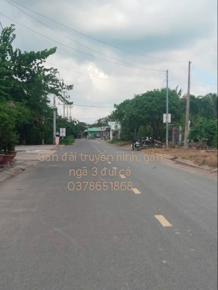 Đất thổ cư mặt tiền gần Đài Truyền Hình Trà Vinh 84m² giá 1.5 tỷ - Cơ hội đầu tư sinh lời!