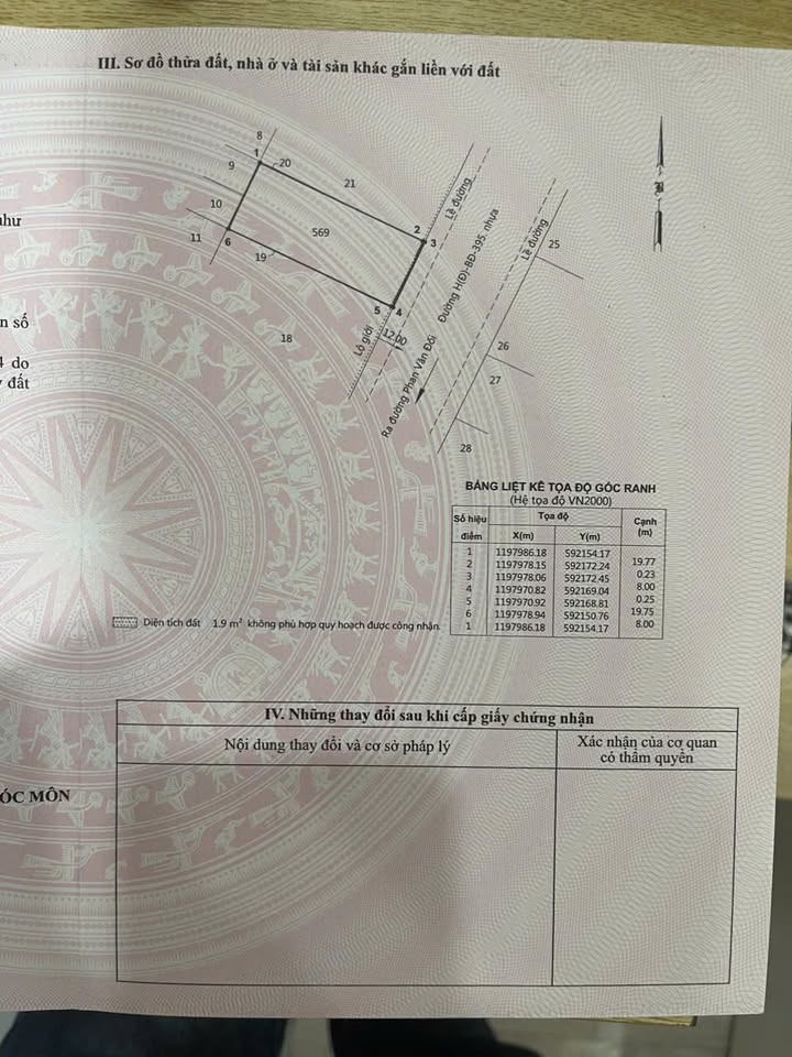 Đất mặt tiền đường Tiền Lân 12 Bà Điểm 160m² giá 9.3 tỷ - Cơ hội đầu tư lý tưởng!