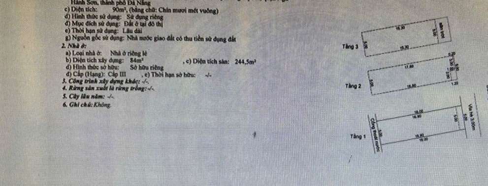 Nhà 3 tầng tại Mỹ An, Ngũ Hành Sơn, 90m² giá chỉ 9 tỷ - Vị trí đắc địa!