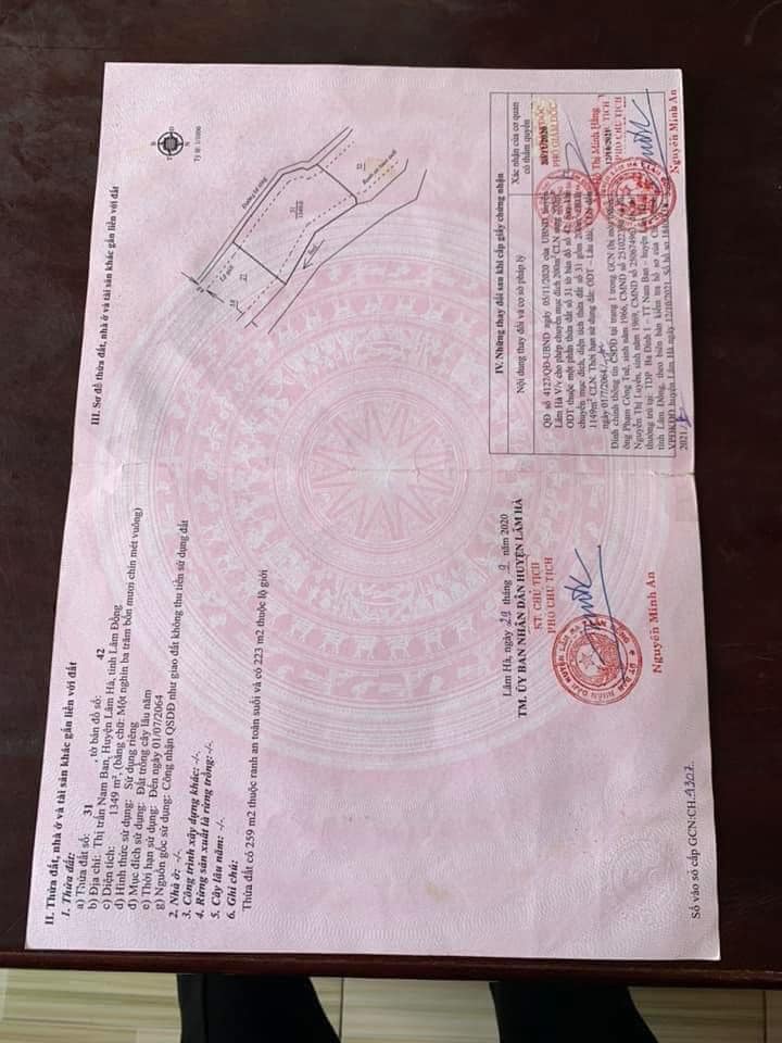 Đất nền Nam Ban Lâm Hà 1349m² giá chỉ 95 triệu/m - Cơ hội đầu tư hấp dẫn!