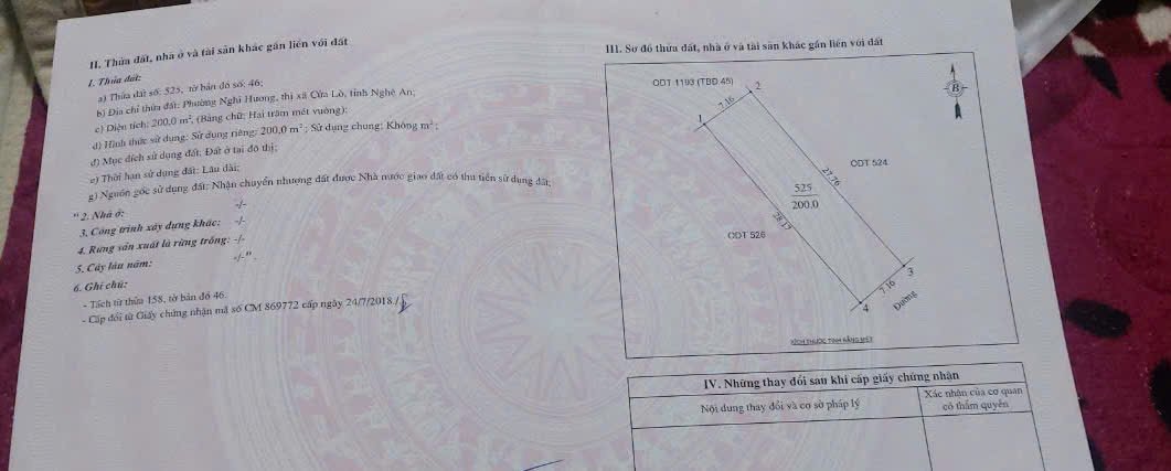 Đất nền Nghi Hương Cửa Lò 200m² - Mặt tiền 7m, đầu tư sinh lời!