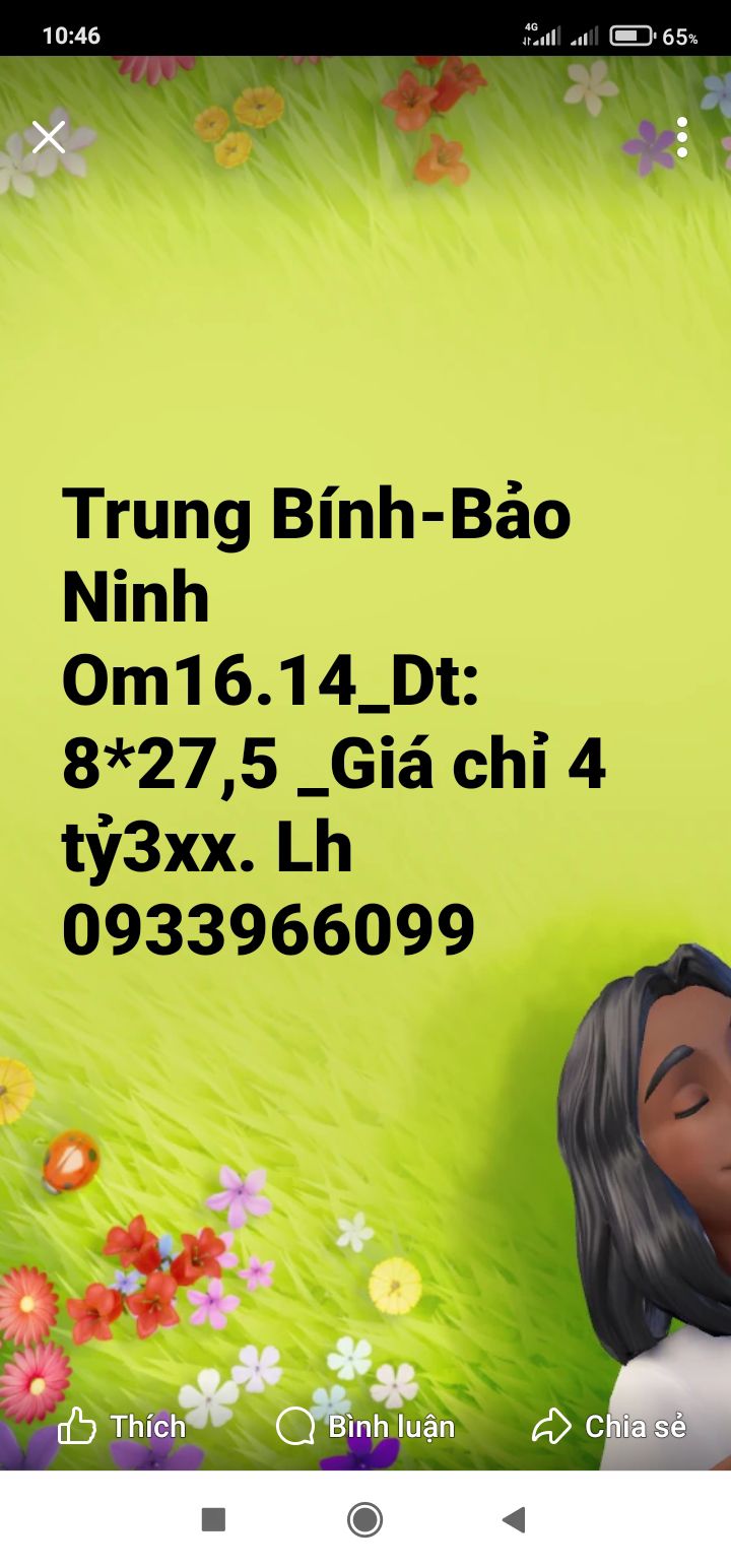 Đất Bảo Ninh, Đồng Hới 220m² giá 4.3 tỷ - Sổ đỏ chính chủ!