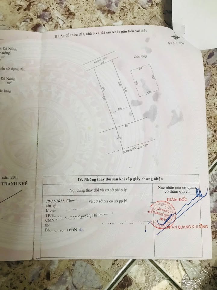 Nhà cấp 4 đường Hà Huy Tập, An Khê, Đà Nẵng 55m² giá 7.1 tỷ - Đầu tư sinh lời ngay!