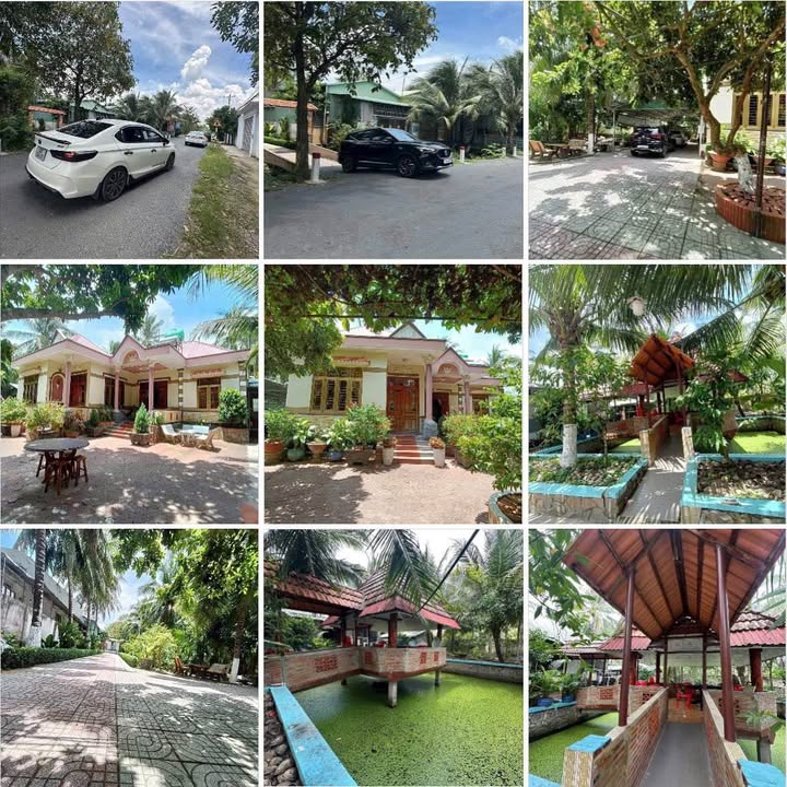 Đất tặng Nhà Vườn 3209m² mặt tiền 6m tại TP Bến Tre - Nơi nghỉ dưỡng lý tưởng!