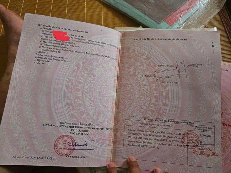 Đất nền Quang Hưng An Lão 71,4m² chỉ 1 tỷ - Sổ đỏ chính chủ, mặt đường 5,5m!