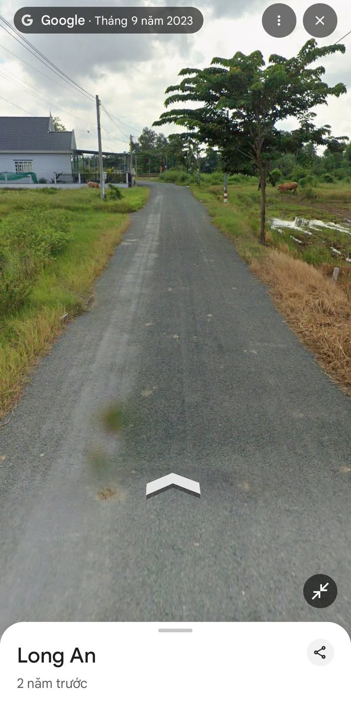 Đất thổ cư 270m² mặt tiền đường Liên Xã Tân Lân, Cần Đước - Giá chỉ 2.16 tỷ!