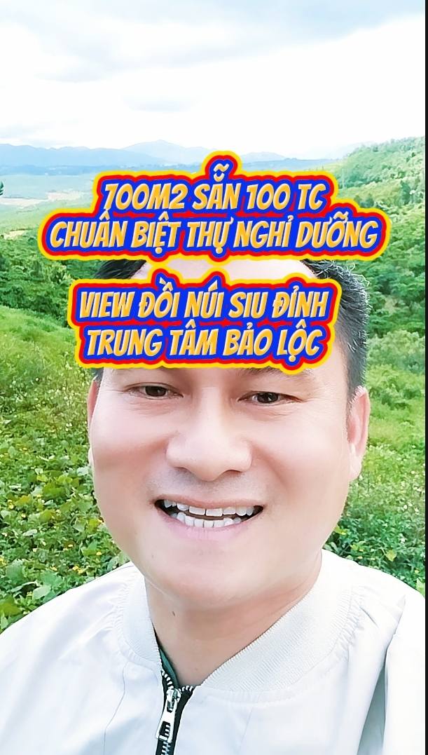 Đất nền Phường 2 Bảo Lộc 700m² giá 2.5 tỷ - View đồi núi thơ mộng