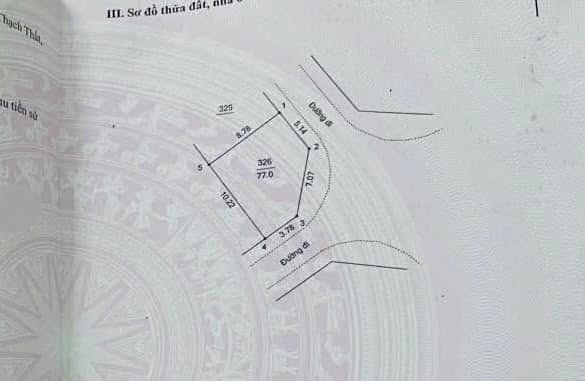 Đất nền Tái định cư Bình Yên 77m² - Lô góc 2 mặt tiền, kinh doanh thuận lợi!