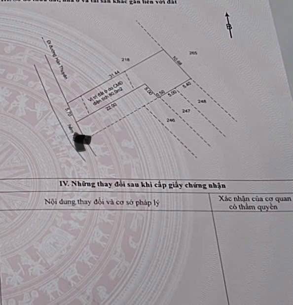 Đất nền 236m² tại Quận 10 - Giá 6.1 tỷ - Ô tô vào tận nơi!