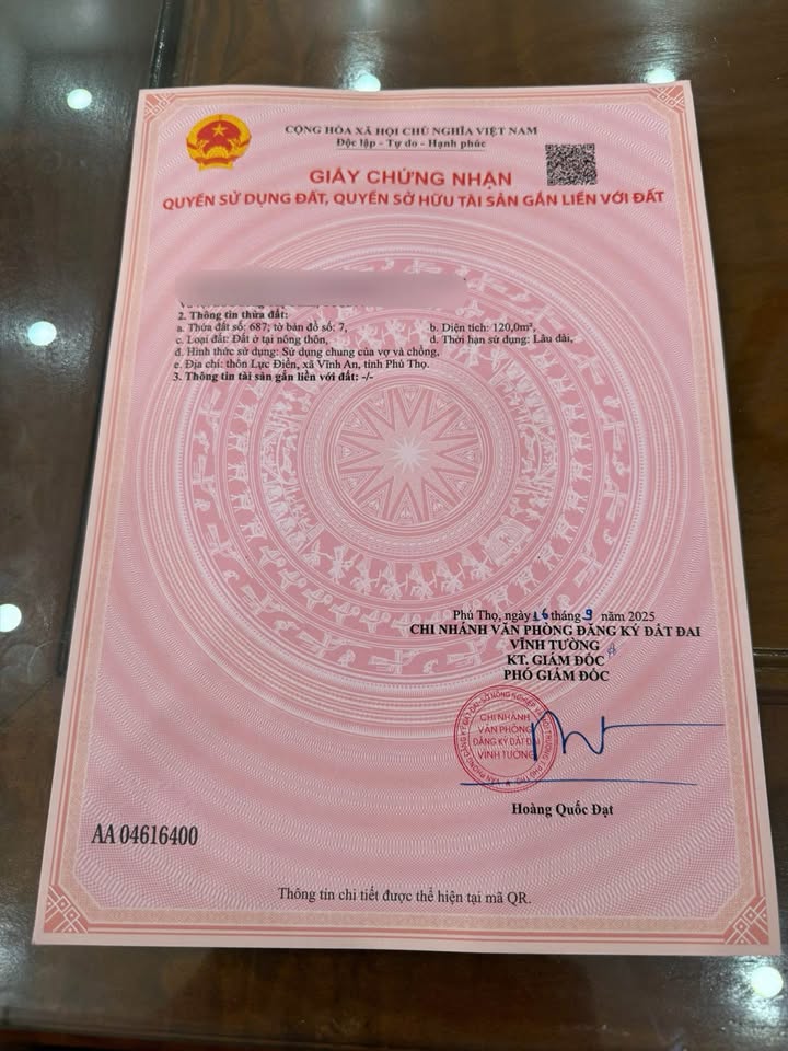 Đất thổ cư Vĩnh Tường 88m² giá 1.7 tỷ - Lô đất đẹp không tỳ vết!