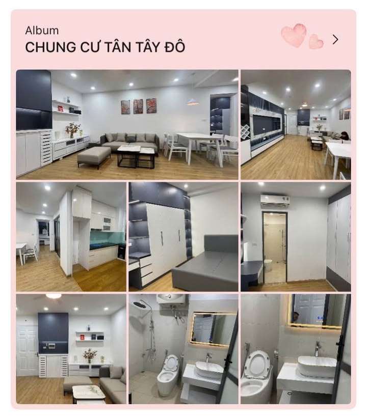 Căn hộ 3 phòng ngủ 85m² tại Chung cư Tân Tây Đô - Sổ đỏ chính chủ, nội thất đẹp!