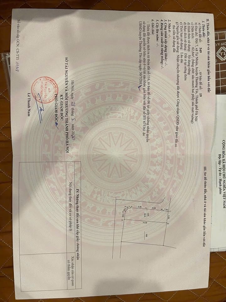 Đất nền lô góc Tự Nhiên, Thường Tín 62.6m² giá chỉ 2 tỷ - Đầu tư sinh lời ngay!