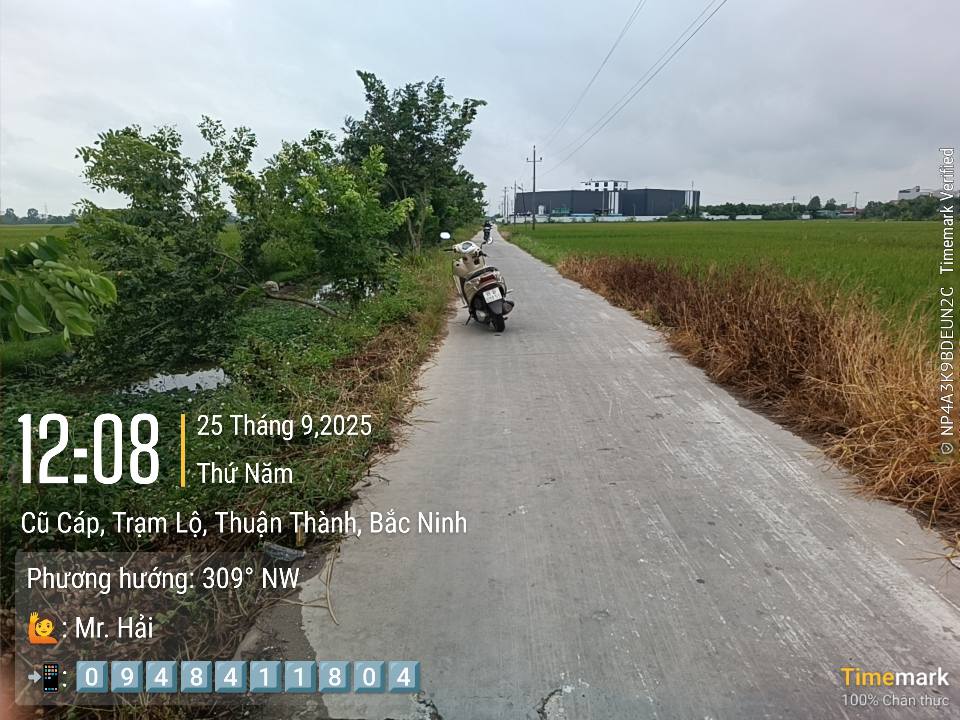 Đất giãn dân phường Trạm Lộ 90m² giá 2 tỷ - Đầu tư sinh lời ngay!