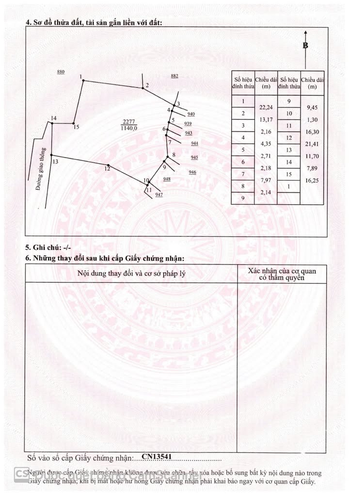 Đất nền 1140m² tại Tiên Phong, Phổ Yên - Giá chỉ 1.71 tỷ - Đầu tư sinh lời tốt!