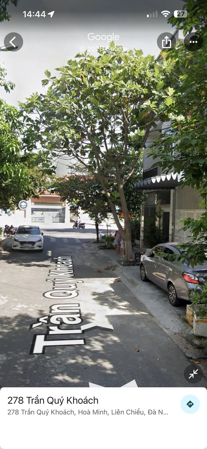 Đất mặt tiền Trần Quý Khoách, Liên Chiểu, Đà Nẵng 85m² giá 5.95 tỷ - Vị trí đắc địa gần biển!