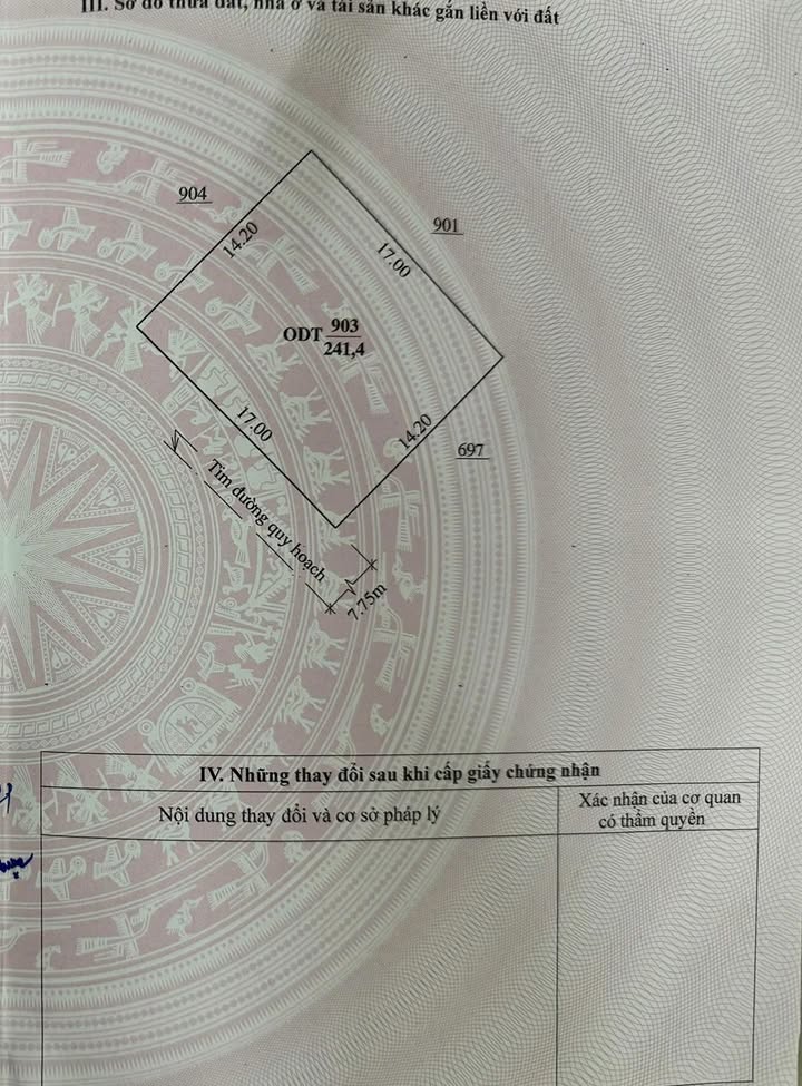 Đất biệt thự Quảng Hưng 241m² giá chỉ 2.34 tỷ - Sổ hồng trao tay!