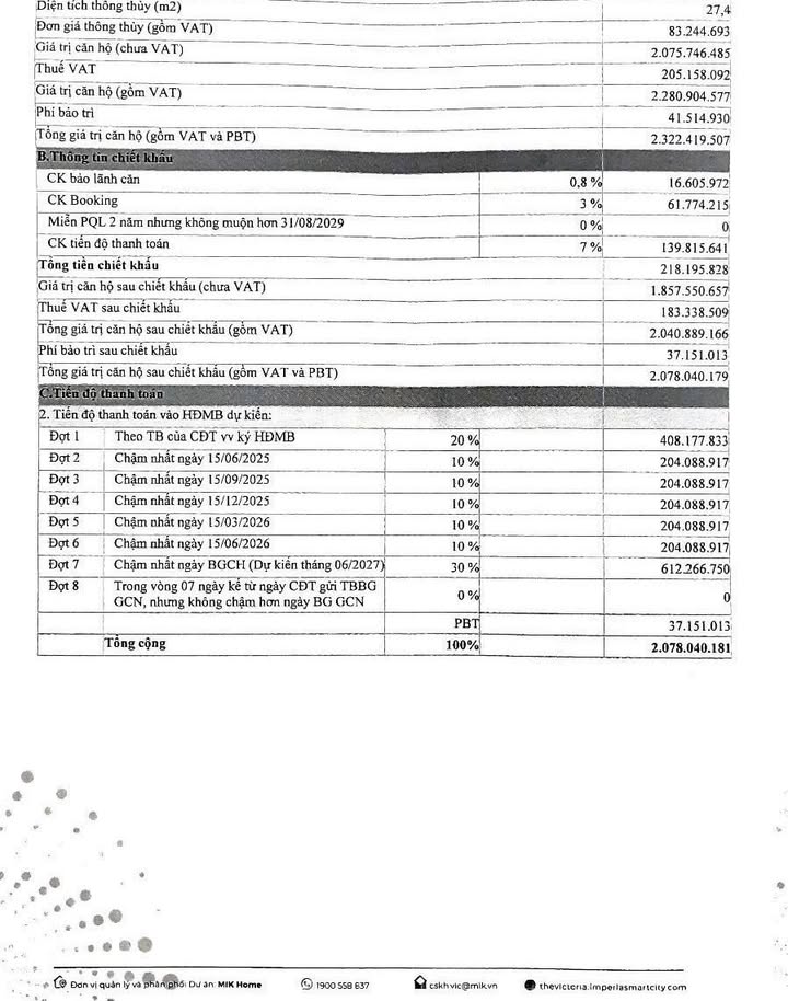 Căn hộ Vinhomes Smart City Tây Mỗ 27m² giá 2.8 tỷ - Sổ hồng chính chủ, đầu tư sinh lời!