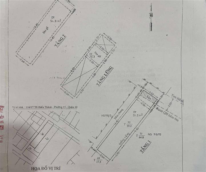 Bán nhà lô góc 2 mặt hẻm Tô Hiến Thành, Q10, 56m² - Đầu tư sinh lời ổn định gần 30 triệu/tháng!