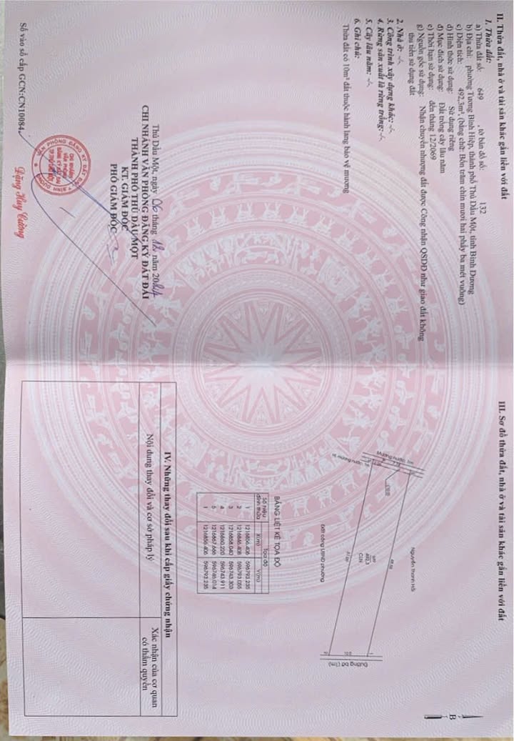 Đất Tương Bình Hiệp 500m² giá 2.5 tỷ - Đầu tư sinh lời ngay!