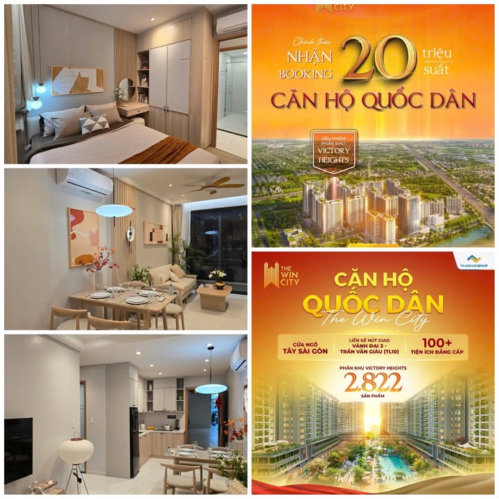 Căn hộ 2 phòng ngủ The Win City Đức Hòa 65m² giá 179 triệu - Sở hữu ngay với chính sách ưu đãi hấp dẫn!