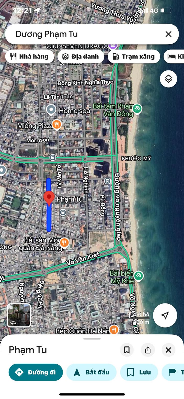 Nhà 5 tầng mặt tiền biển Phạm Tu, Đà Nẵng 56m² giá 10 tỷ - Cơ hội đầu tư tuyệt vời!