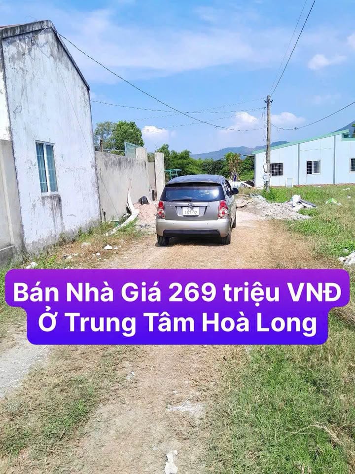 Nhà bán Hòa Long Bà Rịa 95m² giá 269 triệu - Khu dân cư đông đúc!