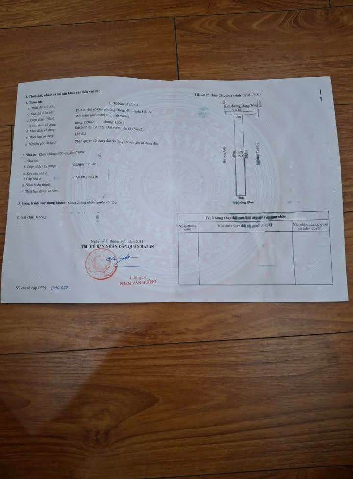 Đất mặt đường Hàng Tổng, Hải An, 169m² giá 4.5 tỷ - Vị trí đắc địa kinh doanh