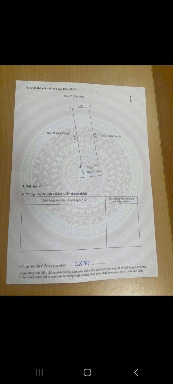 Bán nhà cấp 4 ngõ 422 Tô Hiệu - Diện tích 55m², giá chỉ 2.35 tỷ VND!