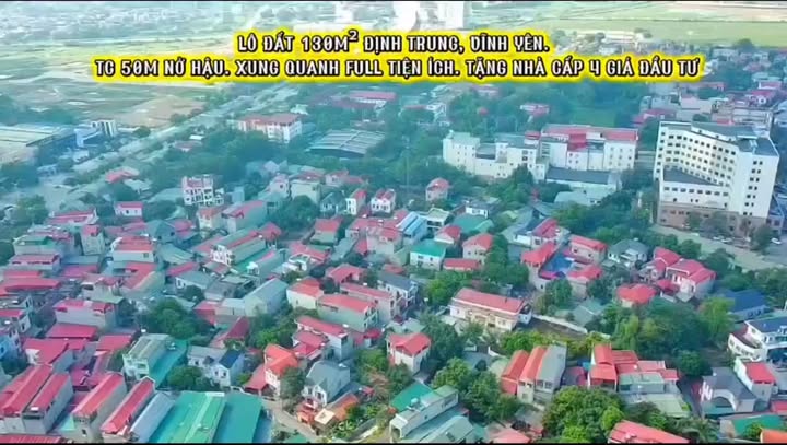 Đất thổ cư 130m² tại Định Trung, Vĩnh Yên - Giá chỉ 2.7 tỷ!