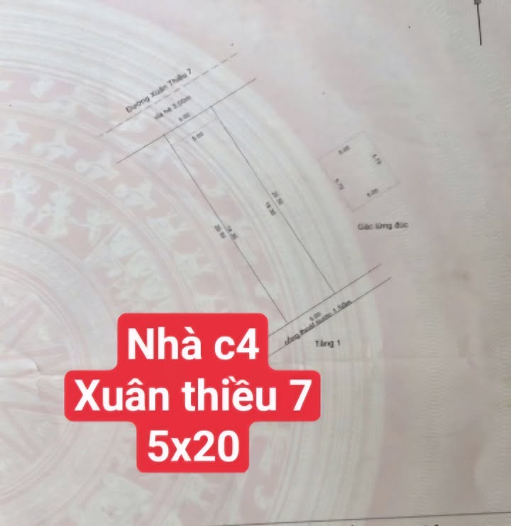 Nhà cấp 4 Xuân Thiều 7, Đà Nẵng 100m² giá 5.45 tỷ - Chính chủ bán gấp!
