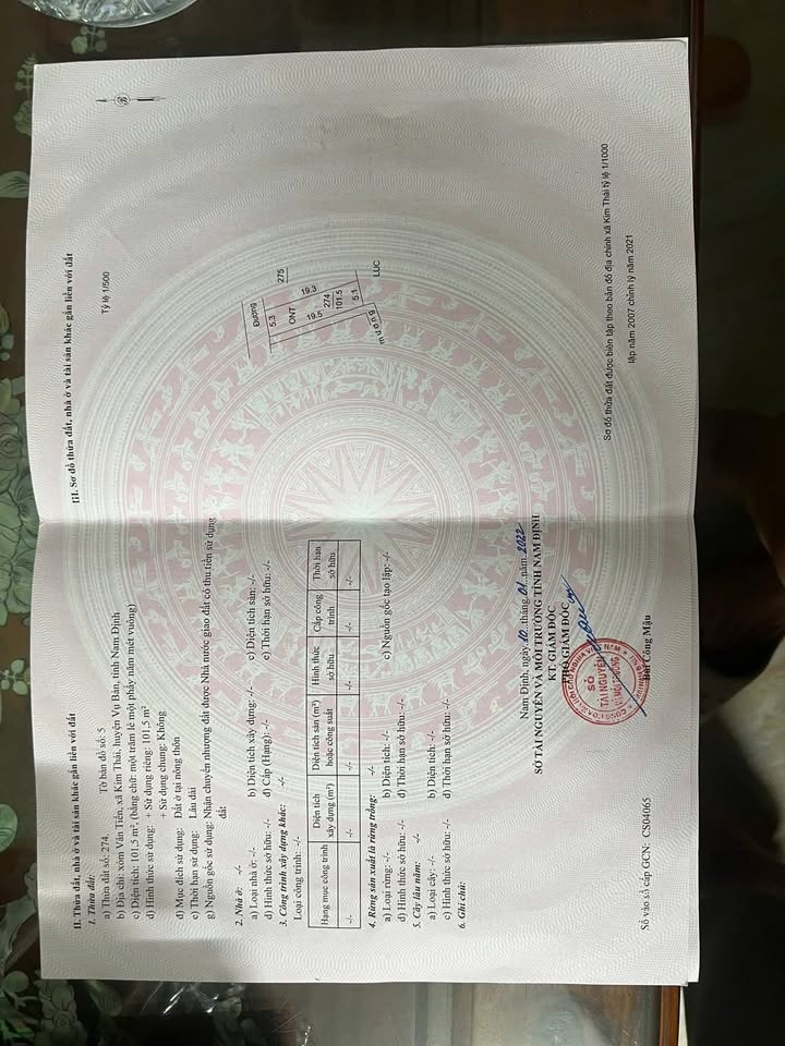 Đất nền Kim Thái 101m² giá 920 triệu - Mặt tiền rộng, đường ô tô tránh nhau!