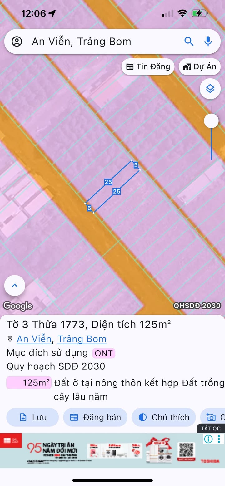 Đất nền An Viễn 125m² giá 1 tỷ - Sổ đỏ chính chủ, đầu tư sinh lời!