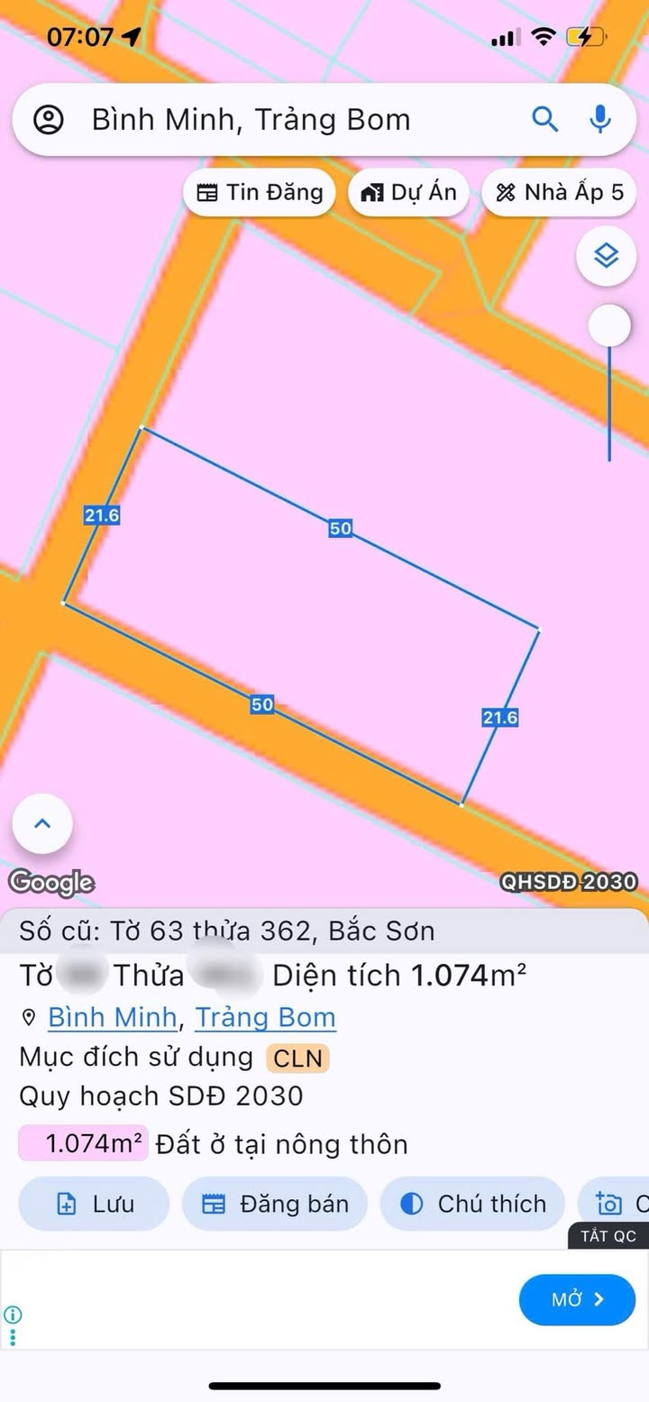 Nhà xưởng 2 mặt tiền Phú Sơn 1074m² giá chỉ 7 tỷ - Đầu tư sinh lời ngay!