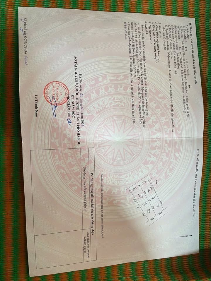 Đất thổ cư Phúc Thọ Đông Anh 47m² giá chỉ 5 tỷ - Đầu tư sinh lời ngay!