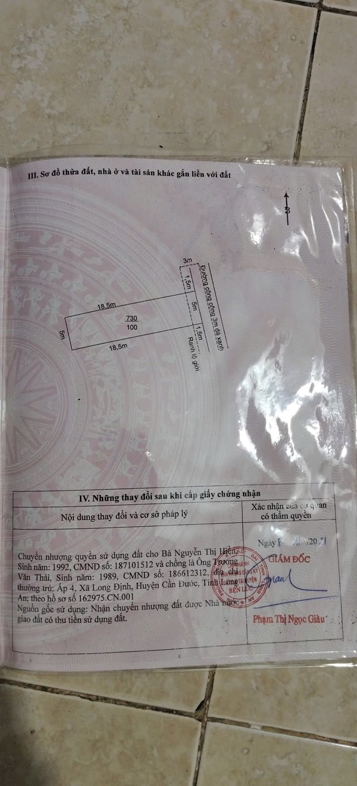 Đất thổ cư 90m² xã Nhựt Chánh, Bến Lức giá 800 triệu - Đầu tư sinh lời ngay!