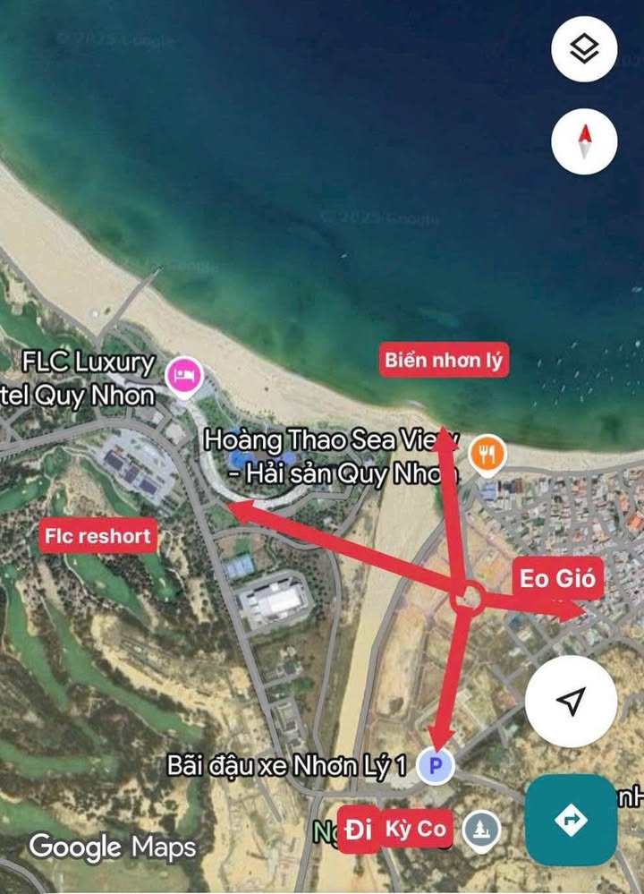 Đất nền biển Nhơn Lý 375m² giá 10.875 tỷ - View biển tuyệt đẹp!