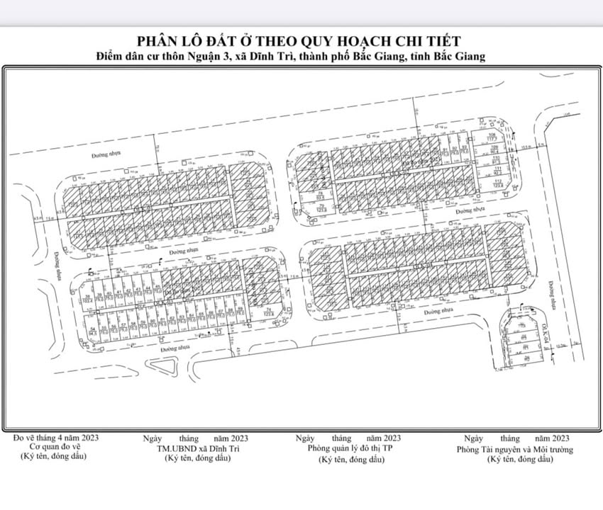 Đất nền khu phố Nguận 3, phường Dĩnh Trì, Bắc Giang 98m² - Đầu tư sinh lời hấp dẫn!