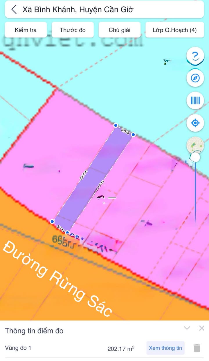 Đất mặt tiền Rừng Sác, Bình Khánh 238m² giá 6.68 tỷ - Cơ hội đầu tư tuyệt vời!