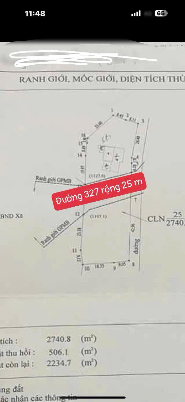 Đất trồng cây lâu năm An Sinh Đông Triều 2740m² - Giá chỉ 1.05 tỷ hấp dẫn!