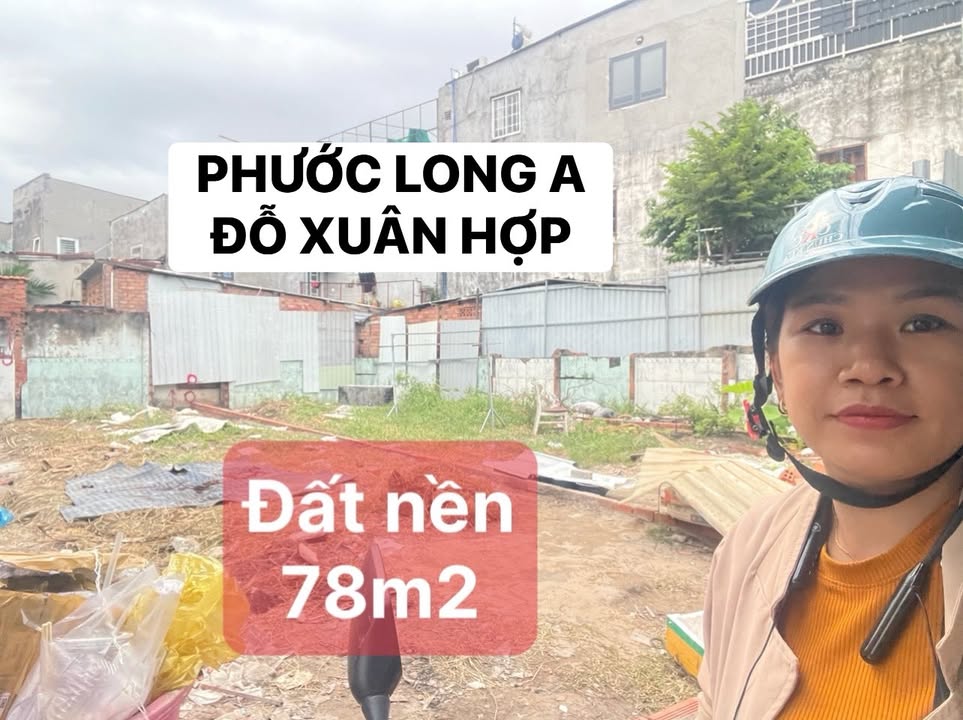Đất nền Hẻm XH Đỗ Xuân Hợp 78m² giá 5.3 tỷ - Sổ hồng riêng, thương lượng!