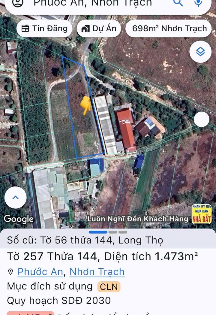 Đất nền Long Thọ Nhơn Trạch 110m² giá 280 triệu - Cơ hội đầu tư tuyệt vời!