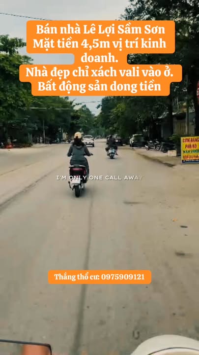 Nhà mặt tiền Lê Lợi, Sầm Sơn 53m² - Đầu tư sinh lời quý giá!